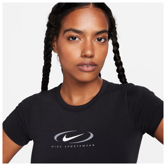 Nike Γυναικεία κοντομάνικη μπλούζα Sportswear BBY Tee Swoosh